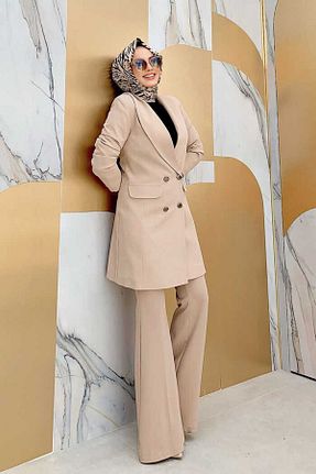 کت حجاب طوسی زنانه Blazer Bym Fashion - کد 756119896