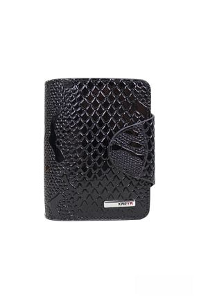 کیف پول مشکی زنانه ابعاد کوچک Karya Deri - کد 756134074