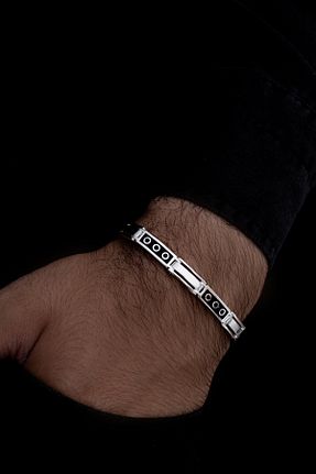 دستبند نقره مردانه 925 عیار OSMANLI GÜMÜŞ - کد 48228945