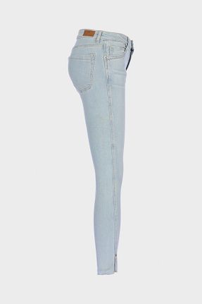 شلوار جین متالیک زنانه پاچه تنگ CROSS JEANS - کد 756360044
