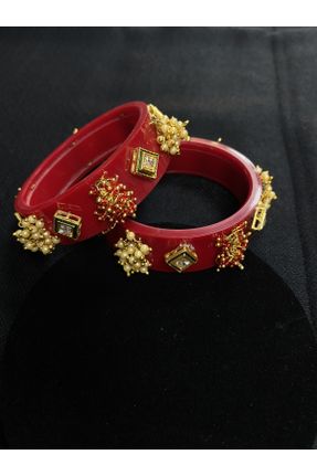 دستبند جواهر قرمز زنانه کد 756598742