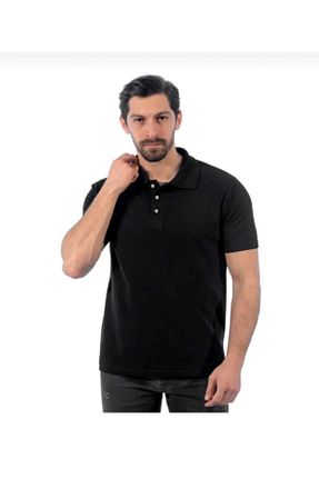 پولوشرت مشکی مردانه پنبه ای İşte Tişörtüm - کد 99732978