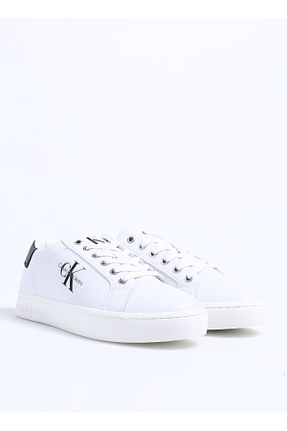 کفش اسنیکر سفید مردانه بند دار Calvin Klein - کد 757265754