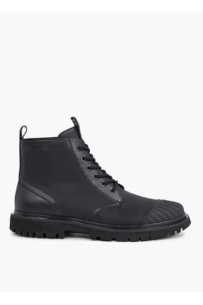 بوت / نیم بوت مشکی مردانه پاشنه تخت Calvin Klein - کد 757937445