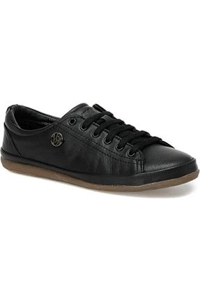 کفش اسنیکر مشکی زنانه چرم اصل U.S. Polo Assn. - کد 756956006