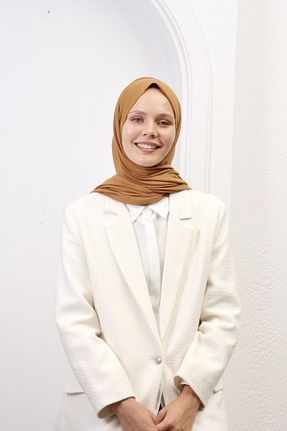 شال زرد زنانه ویسکون SpecialScarf Hijab Fashion - کد 758323829