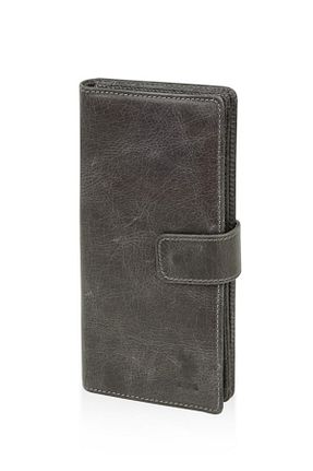 کیف پول خاکی زنانه چرم خالص U.S. Polo Assn. - کد 757356639