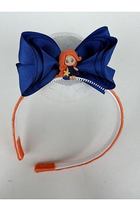 تاج سرمه ای بچه گانه مخمل kalben accessories - کد 469903932
