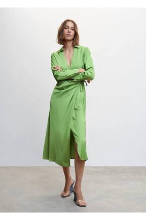 سالوپت سبز زنانه رگولار MANGO - کد 655488941