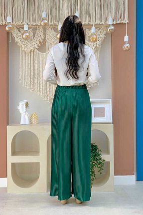 شلوار حجاب سبز زنانه بافتنی Bym Fashion - کد 7015811