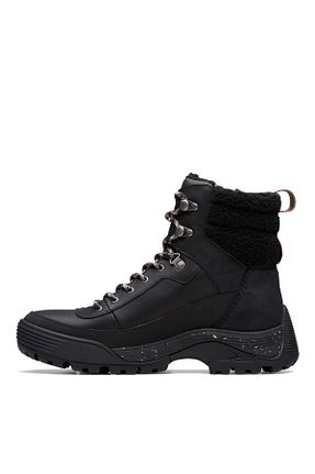 بوت / نیم بوت مشکی زنانه پاشنه ضخیم CLARKS - کد 758285331