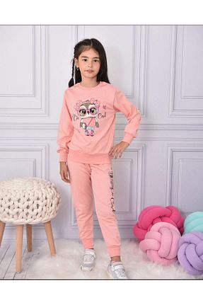 ست بالاتنه و پائین تنه نارنجی بچه گانه بافتنی PİJAKİDS - کد 758438865