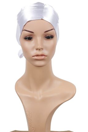 کلاه شنای اسلامی سفید زنانه کد 59446682