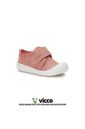 پاندوف صورتی بچه گانه پارچه ای Vicco - کد 758825122