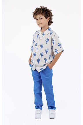 شلوار آبی بچه گانه پارچه best kids - کد 681140947