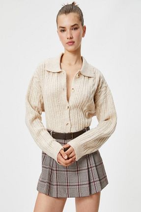 رویه بژ زنانه اکریلیک Koton - کد 752437273