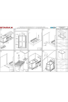 یراق آلات مبل طوسی Starax - کد 757959732