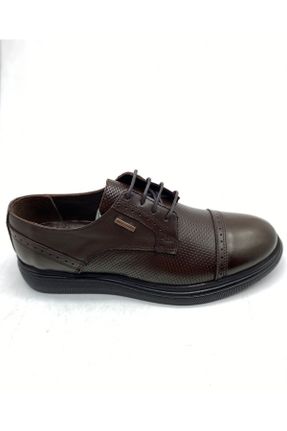 کفش کلاسیک قهوه ای مردانه پاشنه کوتاه ( 4 - 1 cm ) کد 756992051
