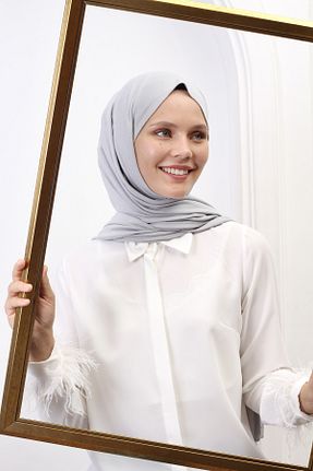شال طوسی زنانه ویسکون SpecialScarf Hijab Fashion - کد 758323852