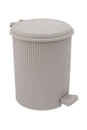 سطل زباله طوسی پلاستیک 6 L کد 758353023