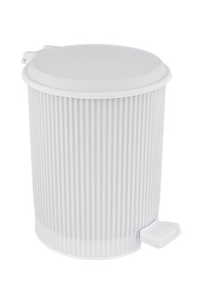 سطل زباله سفید پلاستیک 20 L کد 758353189