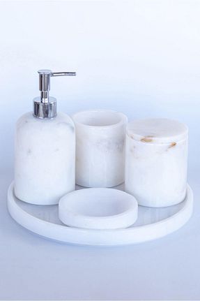 جا صابونی سفید Mermer dreamworkstone - کد 757397195