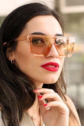عینک آفتابی بژ زنانه UV400 Babafiyatlar - کد 176699393