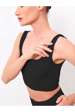 نیم تنه اسپرت مشکی زنانه مخلوط پلی آمید MİSTİRİK - کد 758800695