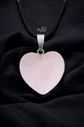 گردنبند جواهر صورتی زنانه سنگ NBS Beautiful Naturel Stones - کد 758826337