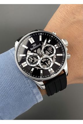 ساعت مچی مشکی مردانه 46-50 میلی متر Belmond - کد 758862326