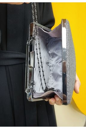 کیف مجلسی طوسی زنانه چرم مصنوعی GP GUES POLO - کد 757710596