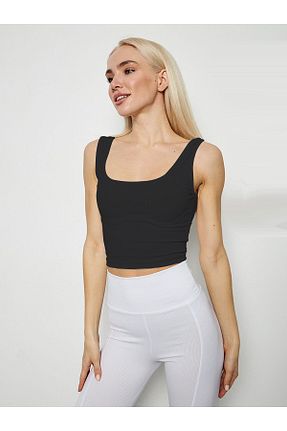 بادی مشکی زنانه یقه مربعی MİSTİRİK - کد 758910906