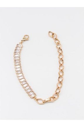دستبند استیل (فولاد) طلائی زنانه استیل (فولاد) FASA FİSO - کد 409640566