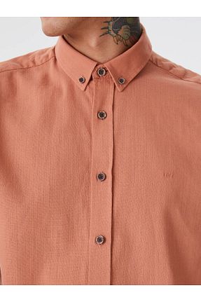 پیراهن نارنجی مردانه اسلیم Loft - کد 757867954
