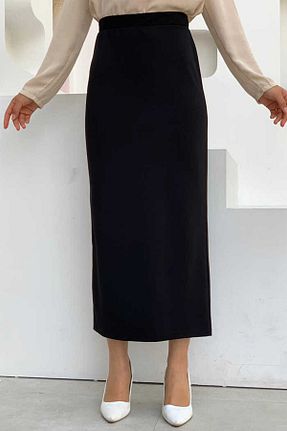 دامن حجاب مشکی زنانه Kalem Bym Fashion - کد 4840605