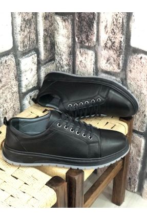 کفش کلاسیک مشکی مردانه چرم طبیعی پاشنه کوتاه ( 4 - 1 cm ) پاشنه ساده کد 758154379