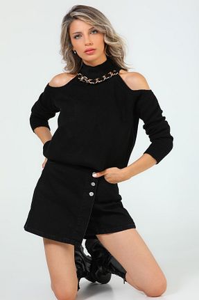 بلوز مشکی زنانه ساده Julude - کد 450593424