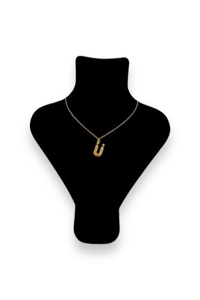 گردنبند جواهر طلائی زنانه روکش طلا کد 758812417