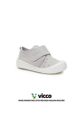 پاندوف طوسی بچه گانه پارچه ای Vicco - کد 758797812