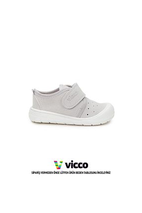 پاندوف طوسی بچه گانه پارچه ای Vicco - کد 758797812