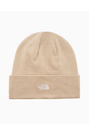 کلاه پشمی بژ زنانه پلی استر The North Face - کد 758101079