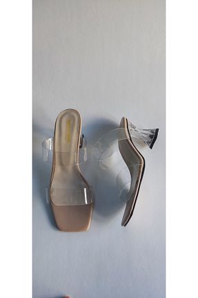 کفش پاشنه بلند کلاسیک قهوه ای زنانه چرم مصنوعی Renasay shose - کد 758184357