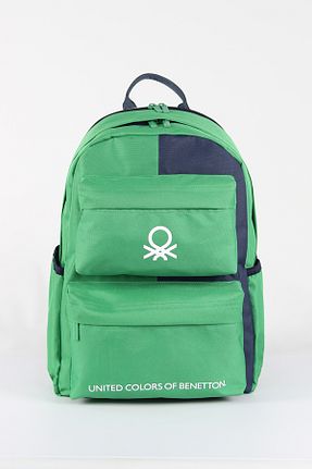 کیف مدرسه سبز زنانه United Colors of Benetton - کد 757306345