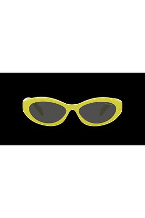 عینک آفتابی زرد زنانه UV400 Prada - کد 758379970