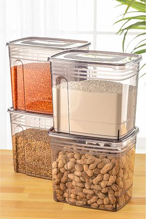 ظرف نگهداری طوسی پلاستیک Vienev - کد 757853882