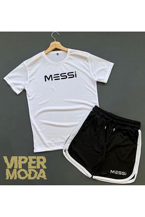 ست بالاتنه و پائین تنه سفید مردانه بافتنی VİPER - کد 757682374