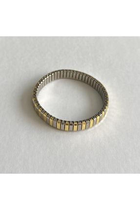 دستبند جواهر طلائی زنانه فولاد ( استیل ) کد 757752696