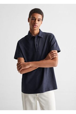 پیراهن آبی مردانه رگولار MANGO Teen - کد 389508829