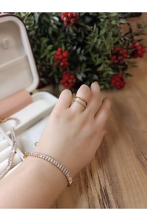 دستبند استیل (فولاد) طلائی زنانه استیل (فولاد) FASA FİSO - کد 409640566