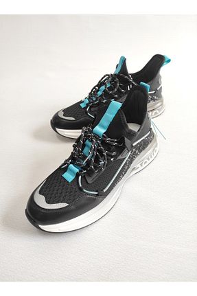کفش اسنیکر مشکی مردانه بند دار Of&Off - کد 715029307
